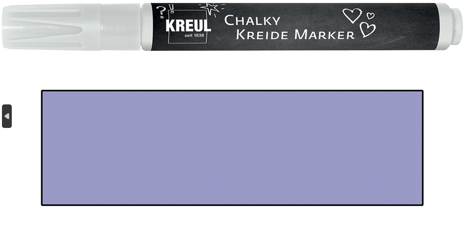 Křídový popisovač KREUL Medium - tmavě levandulová (šíře hrotu 2-3mm)