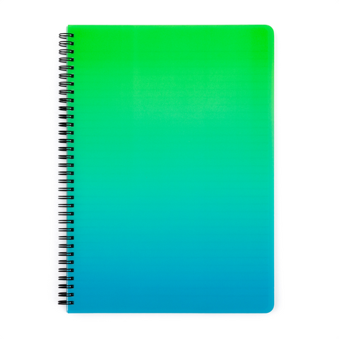 Obrázek produktu: Kroužkový blok A4 PP OMBRE - zelená