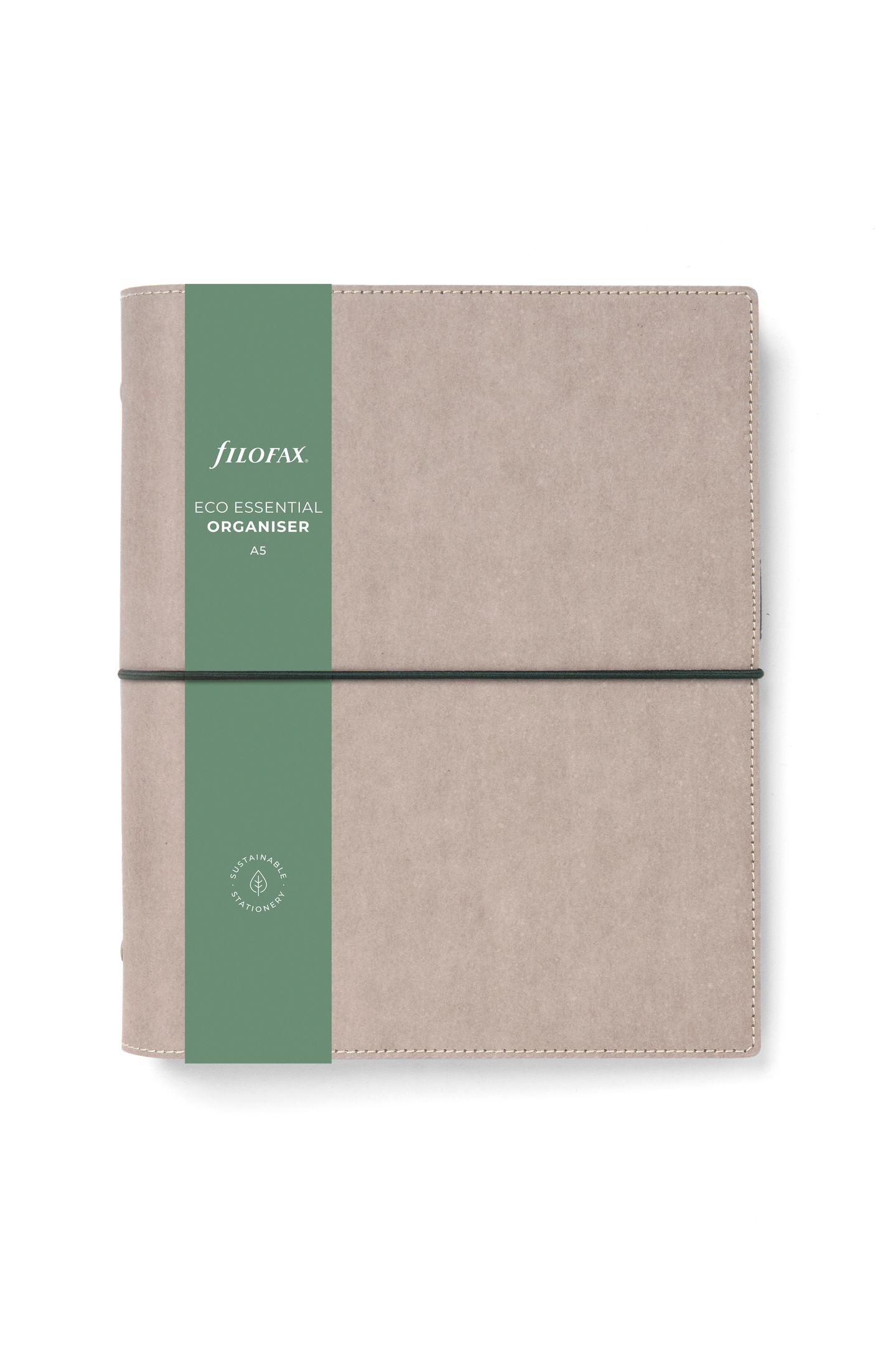 Kroužkový diář 2025 Filofax Eco Essentials A5 - ash grey