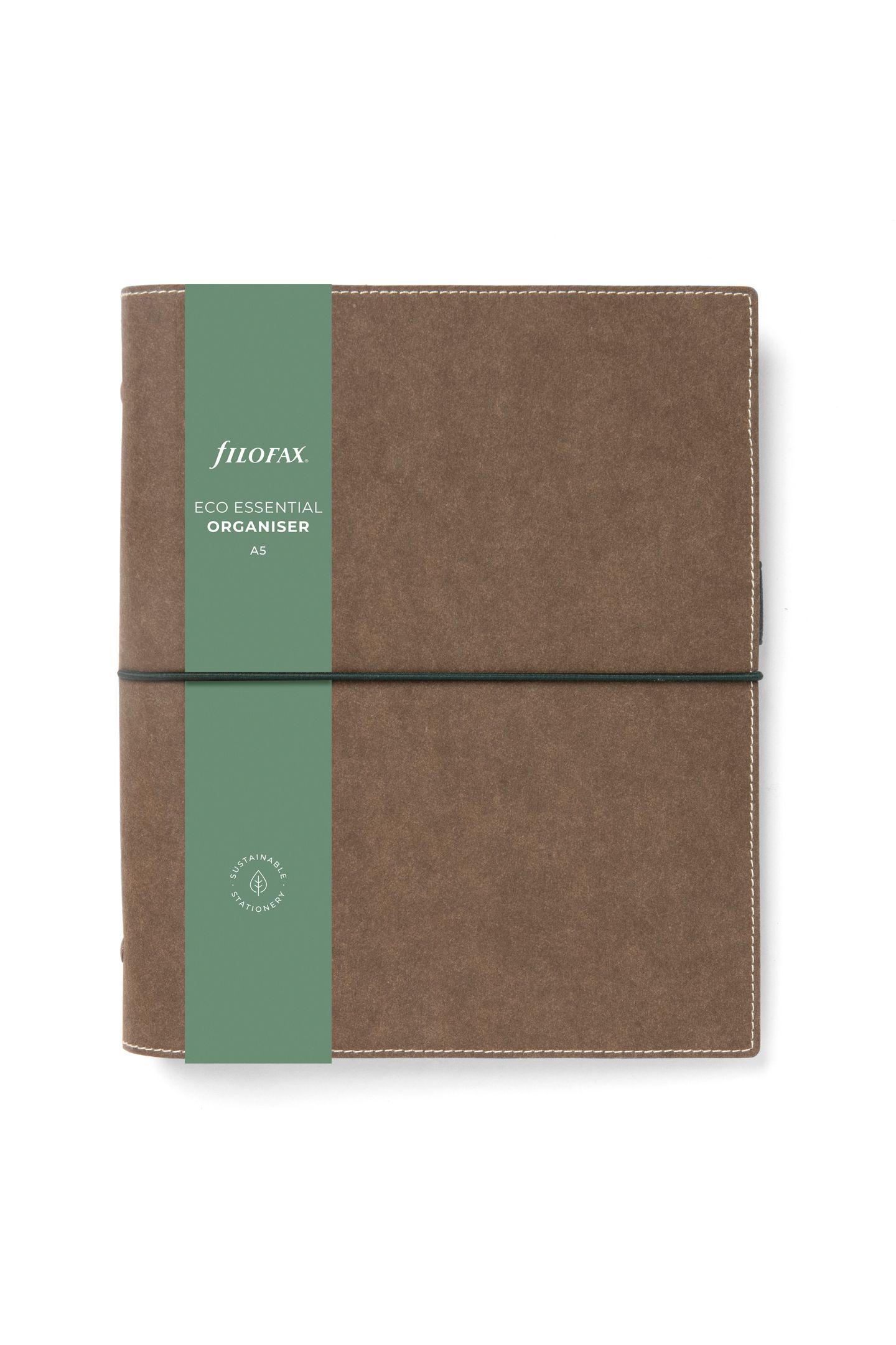 Kroužkový diář 2025 Filofax Eco Essentials A5 - dark walnut