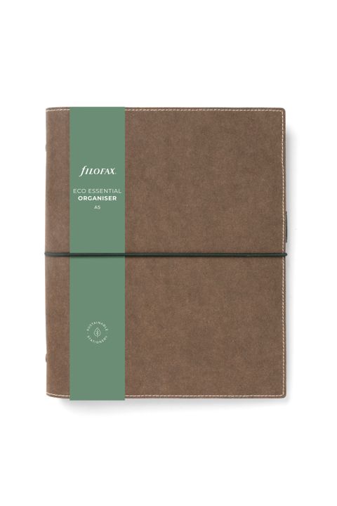 Obrázek produktu: Kroužkový diář 2025 Filofax Eco Essentials A5 - dark walnut