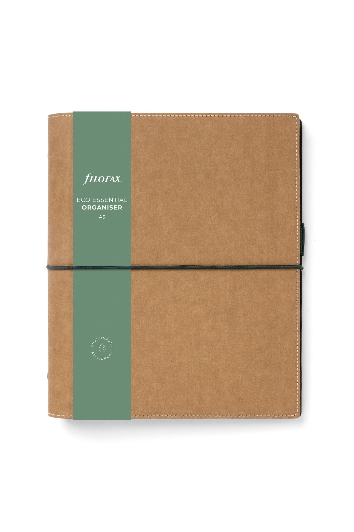 Kroužkový diář 2025 Filofax Eco Essentials A5 - golden oak