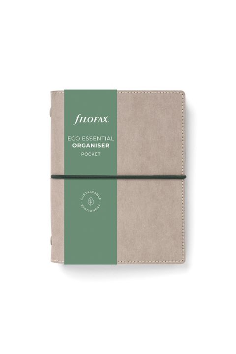 Obrázek produktu: Kroužkový diář 2025 Filofax Eco Essentials kapesní - ash grey