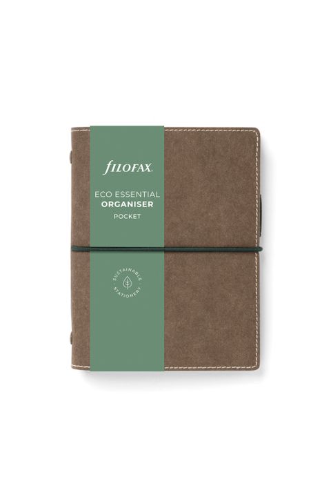 Obrázek produktu: Kroužkový diář 2025 Filofax Eco Essentials kapesní - dark walnut