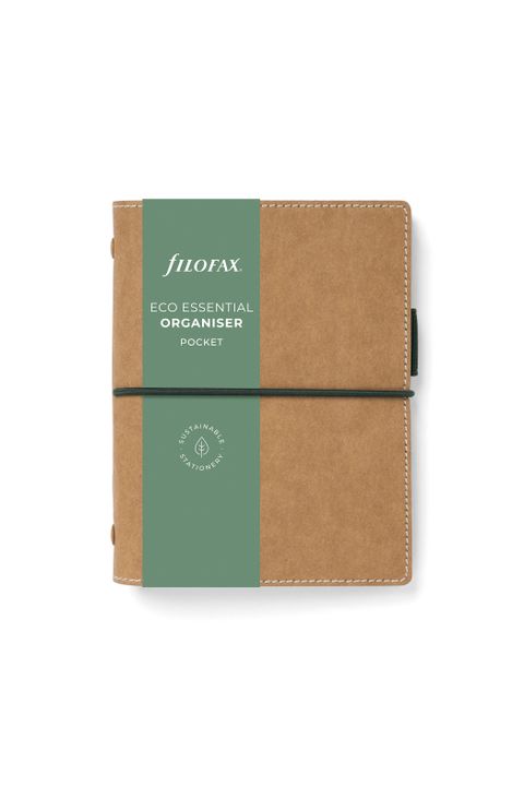 Obrázek produktu: Kroužkový diář 2025 Filofax Eco Essentials kapesní - golden oak