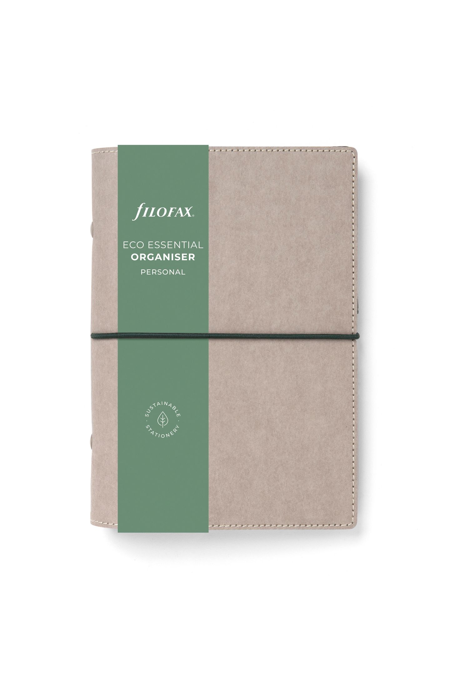 Kroužkový diář 2025 Filofax Eco Essentials osobní - ash grey