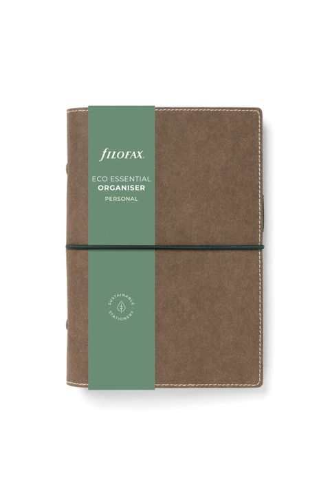 Obrázek produktu: Kroužkový diář 2025 Filofax Eco Essentials osobní - dark walnut