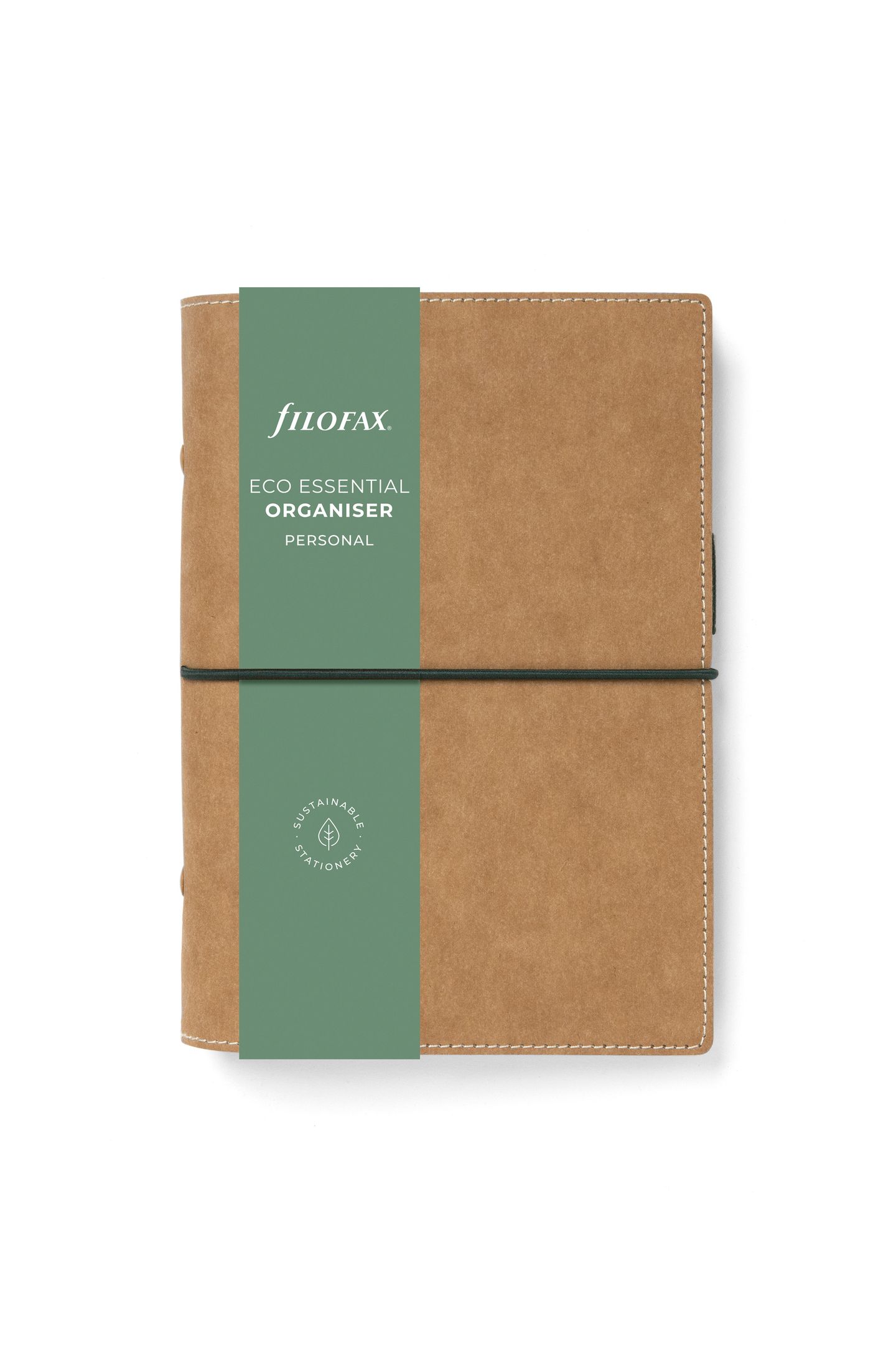 Kroužkový diář 2025 Filofax Eco Essentials osobní - golden oak