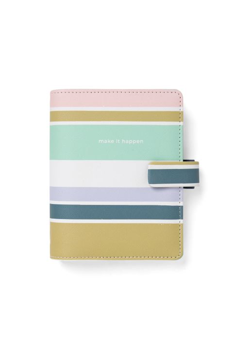 Obrázek produktu: Kroužkový diář 2025 Filofax Good Vibes kapesní - stripes
