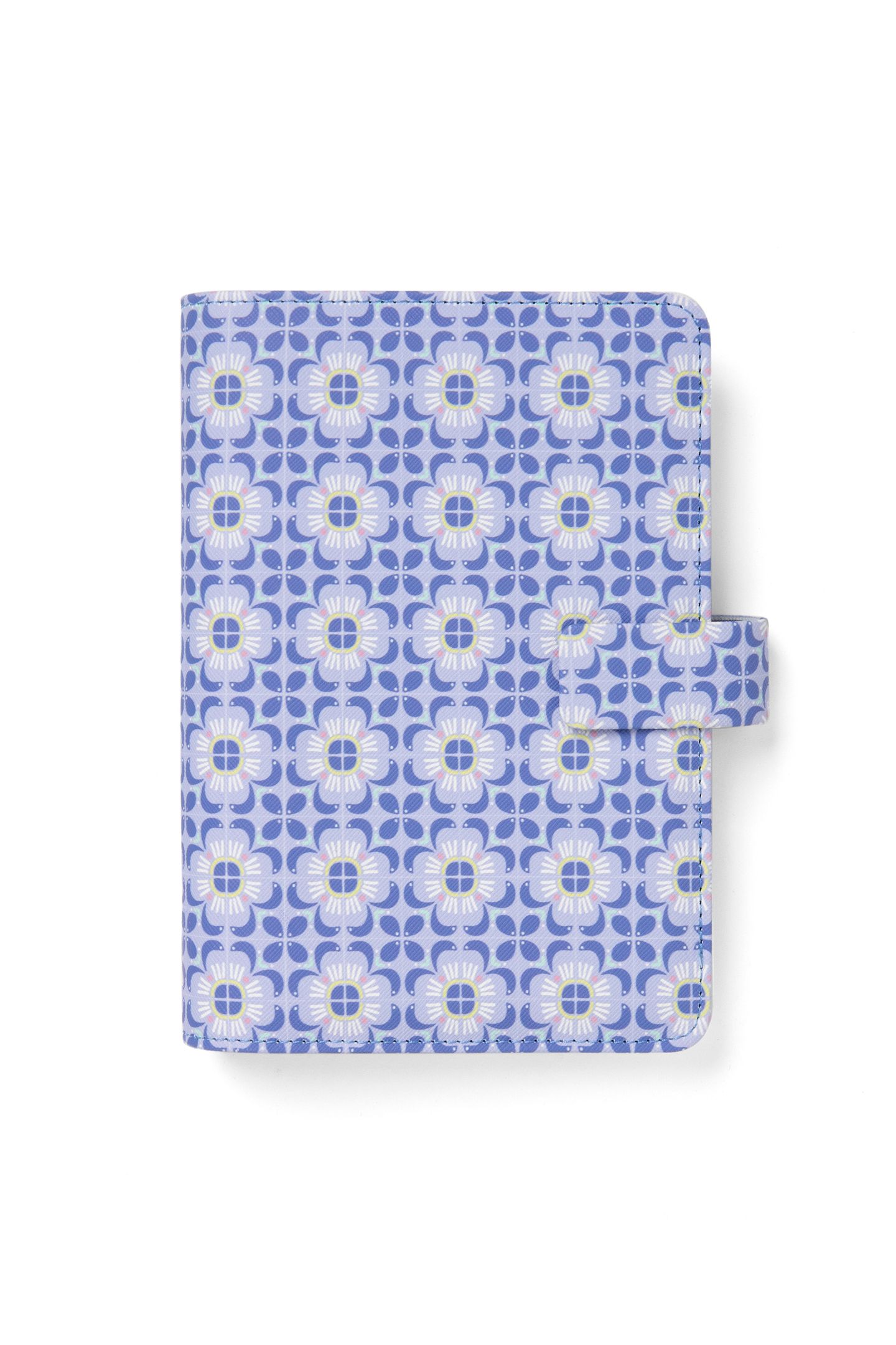 Kroužkový diář 2025 Filofax Mediterranean osobní - modrý