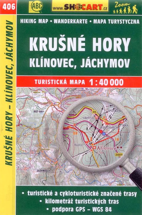 Obrázek produktu: Krušné hory - Klínovec, Jáchymov - mapa SHOCart č.406 - 1:40 000
