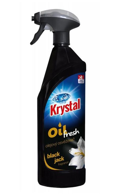 Obrázek produktu: KRYSTAL olejový osvěžovač s rozprašovačem - černý 750 ml