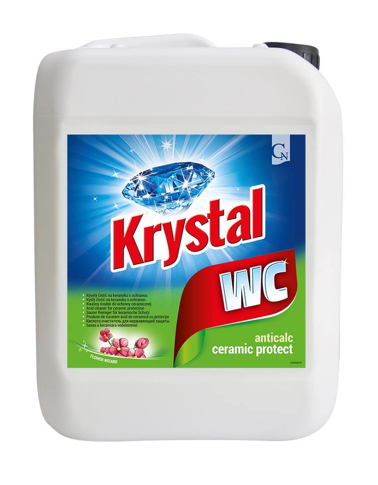 Prostředek na mytí WC a sanity - Krystal, 5 l