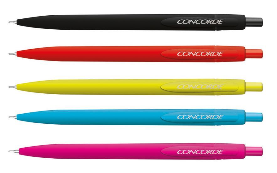 Kuličkové pero CONCORDE Drupy 0,6 mm - mix barev