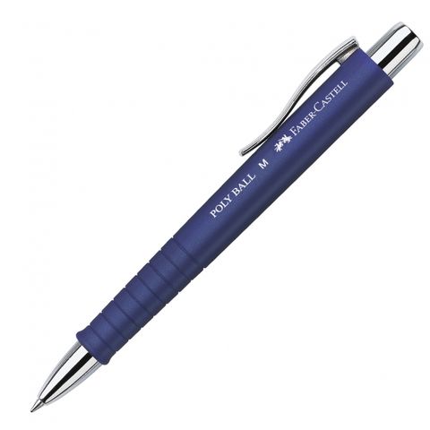Obrázek produktu: Kuličkové pero Faber-Castell POLY BALL M, modrá