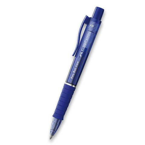 Obrázek produktu: Kuličkové pero Faber-Castell POLY BALL View XB - modrá