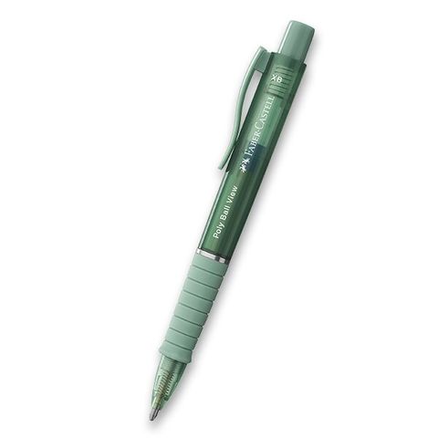 Obrázek produktu: Kuličkové pero Faber-Castell POLY BALL View XB - zelená