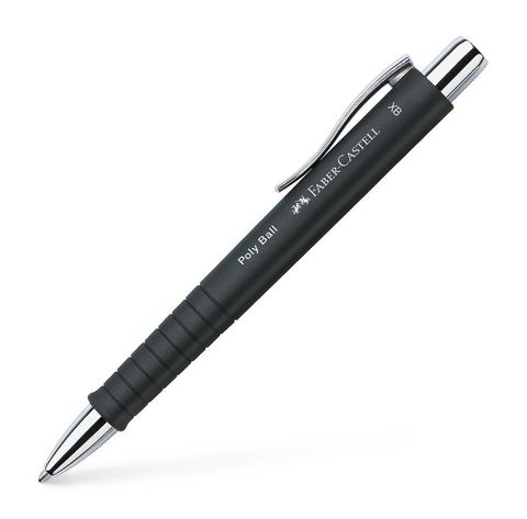 Obrázek produktu: Kuličkové pero Faber-Castell POLY BALL XB, černá