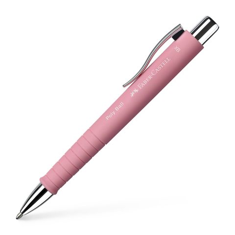 Obrázek produktu: Kuličkové pero Faber-Castell POLY BALL XB, sv. růžová