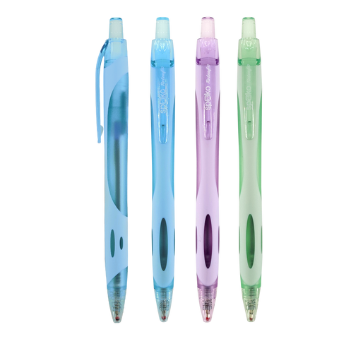 Obrázek produktu: Kuličkové pero Spoko ReLeaf Active Transparent 0,5 mm - mix barev