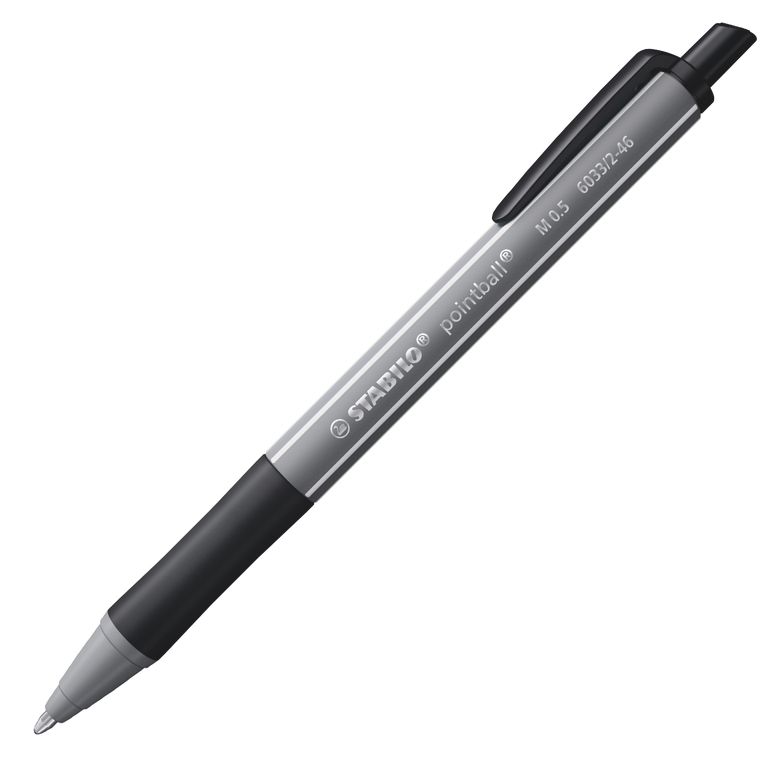 Kuličkové pero STABILO pointball colorful - černá