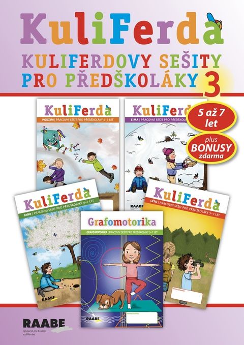 Obrázek produktu: KuliFerda (5–7 let) / SADA 5 pracovných sešitů č.3