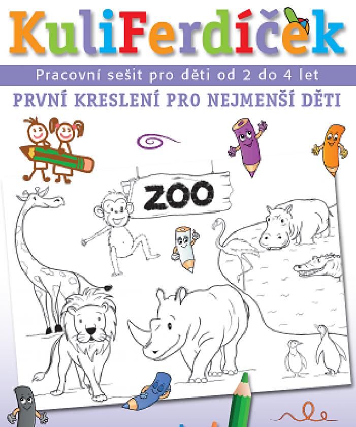 KuliFerdíček První kreslení pro nejmenší děti - Pracovní sešit pro nejmenší děti od 2 do 4 lel