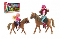 Obrázek produktu: Kůň + panenka žokejka, set