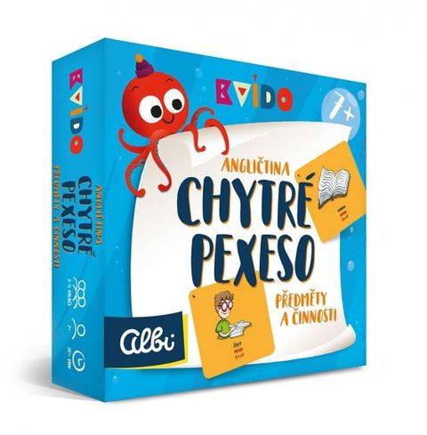 Obrázek produktu: Kvído - Chytré pexeso - Angličtina - Předměty