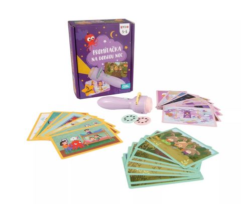 Obrázek produktu: Kvído - Fialová promítačka na dobrou noc