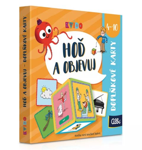Obrázek produktu: Kvído - Hoď a objevuj - Doplňkové karty