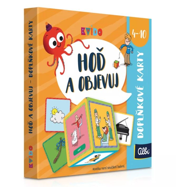 Kvído - Hoď a objevuj - karty ALBI
