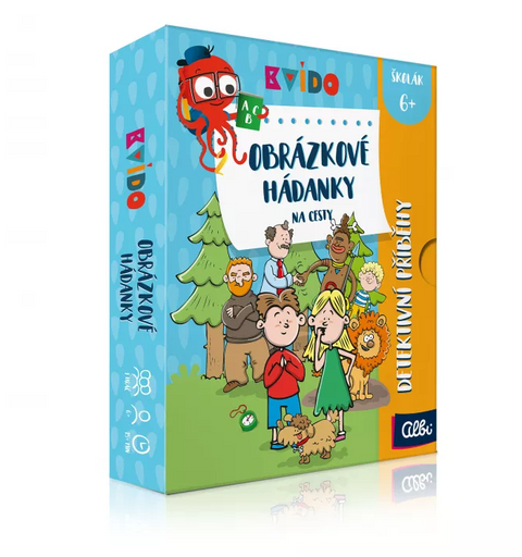 Obrázek produktu: Kvído - Obrázkové hádanky - Detektivní příběhy