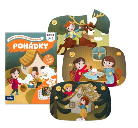 Obrázek produktu: Kvído - Pohádky 2 - Karty a puzzle pro Mluvicí tablík 2