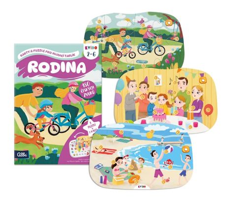 Obrázek produktu: Kvído - Rodina - Karty a puzzle pro Mluvicí tablík 2