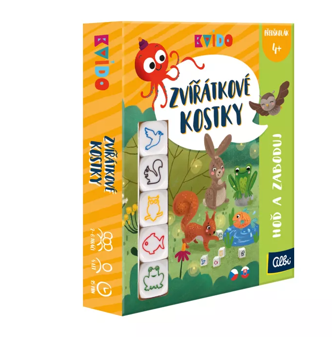 Kvído - Zvířátkové kostky