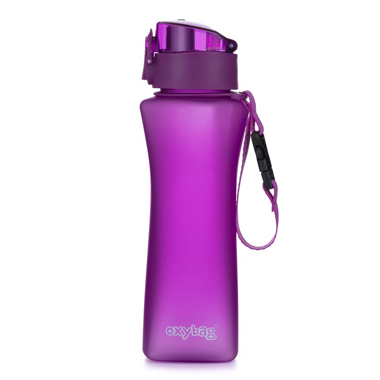 Levně Láhev na pití OXY TWiST 550 ml - fialová-mat