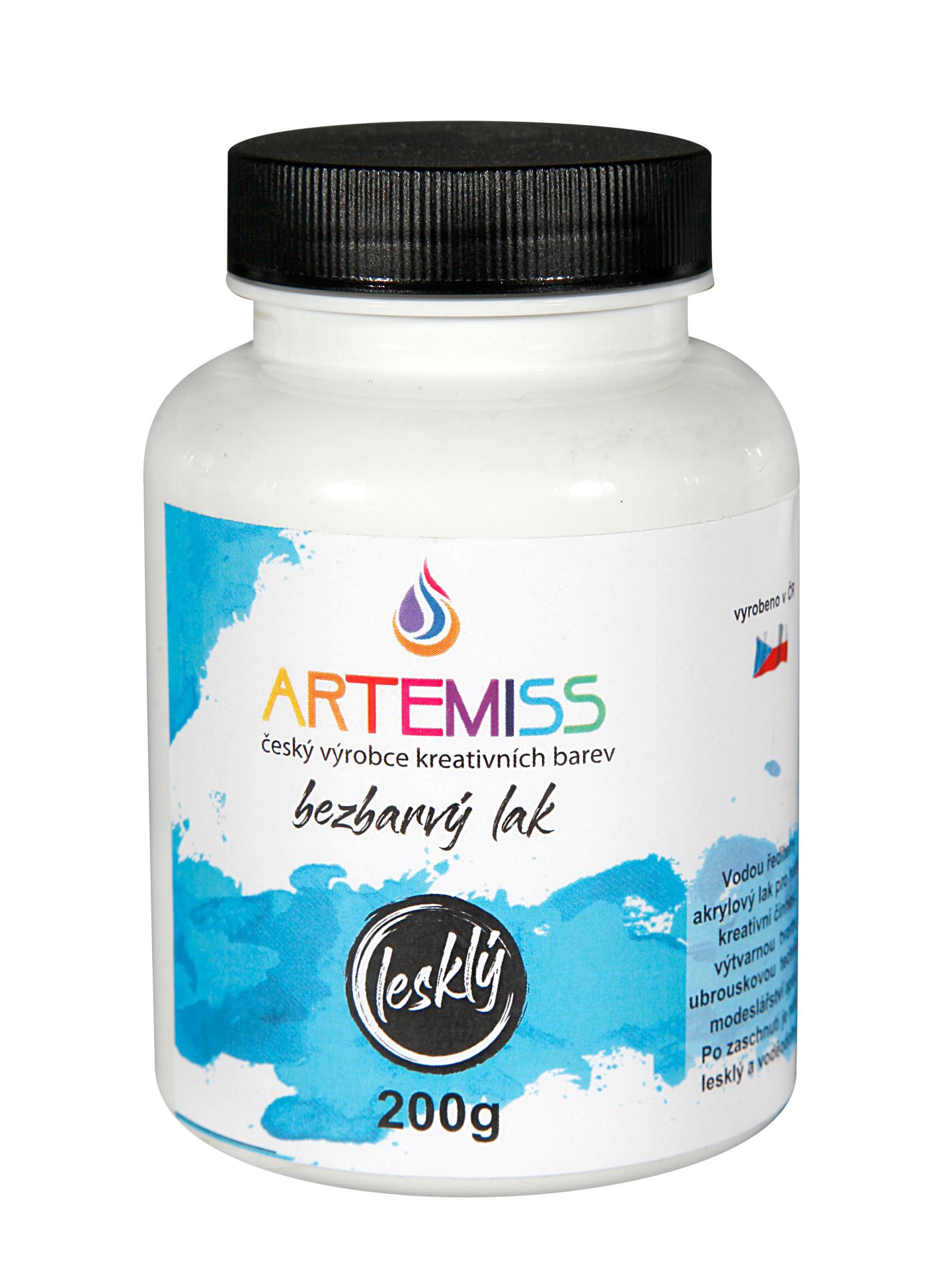 Lak bezbarvý lesklý – univerzální - 200 ml