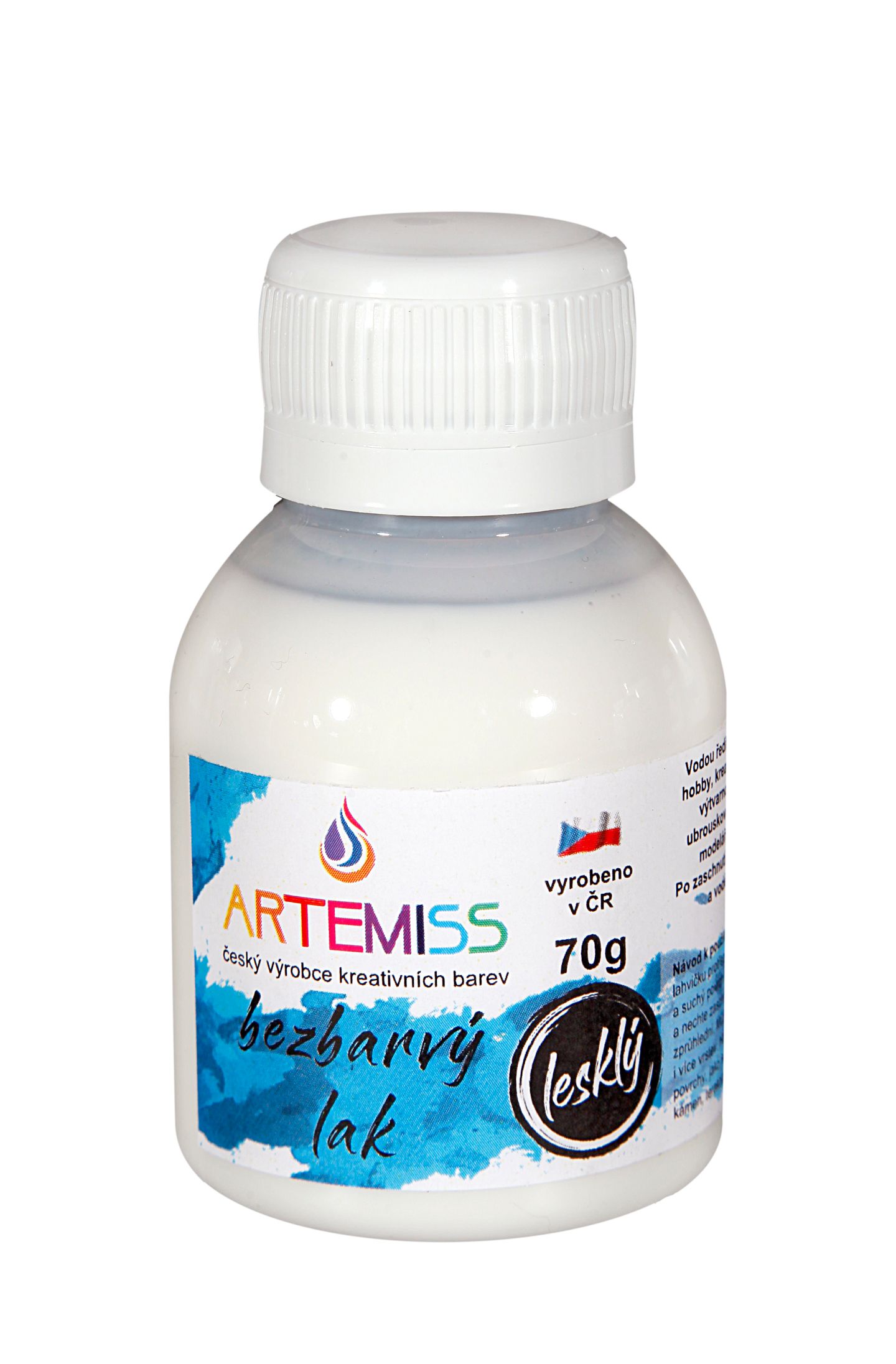 Lak bezbarvý lesklý – univerzální - 70 g
