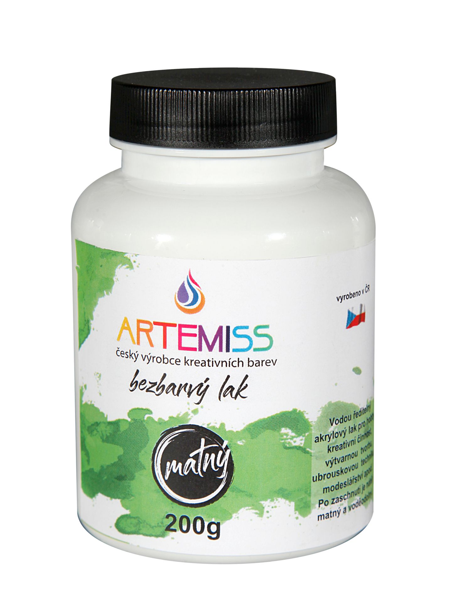 Lak bezbarvý matný – univerzální - 200 ml