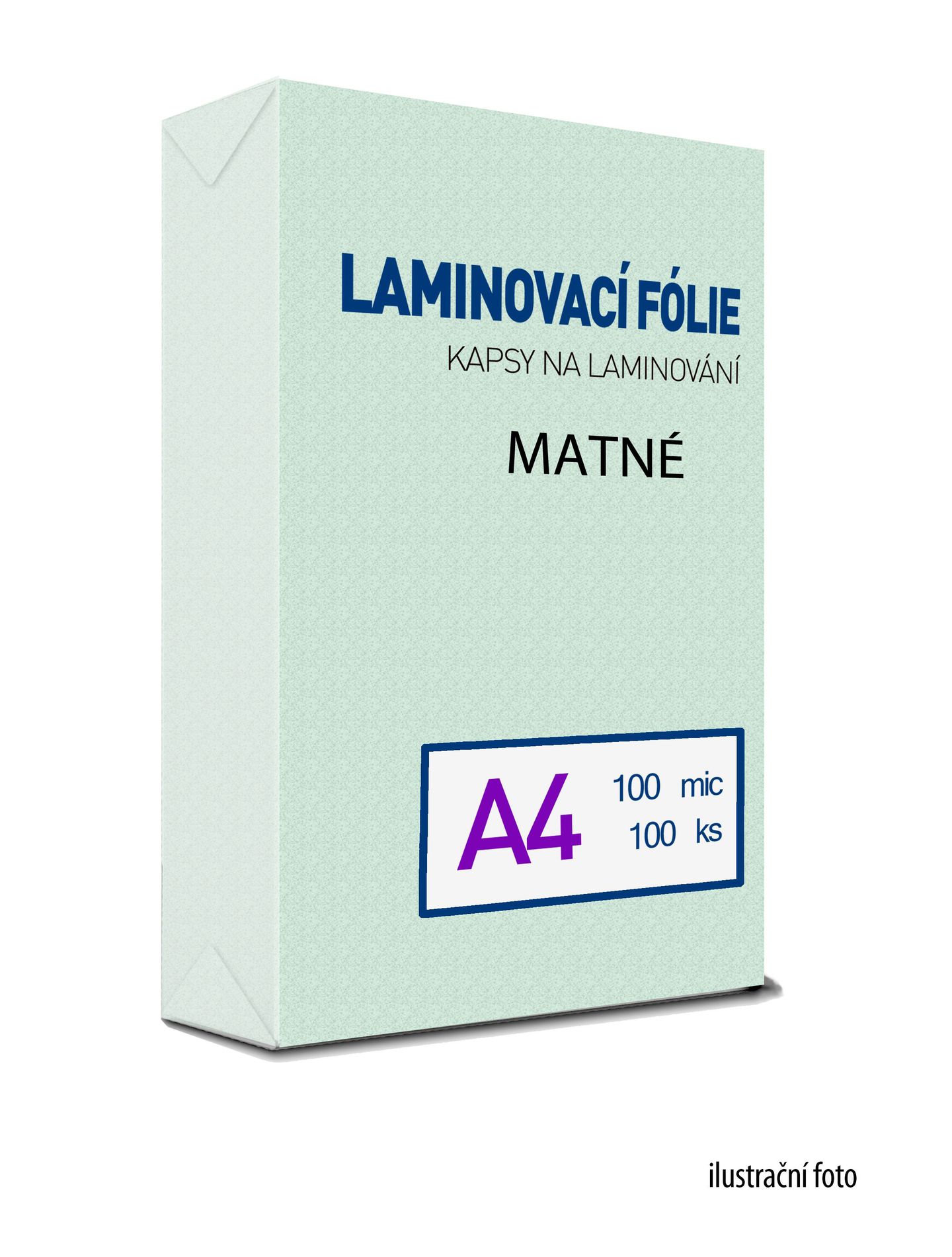 Laminovací fólie - kapsy A4, 100 mic (100 ks) MAT