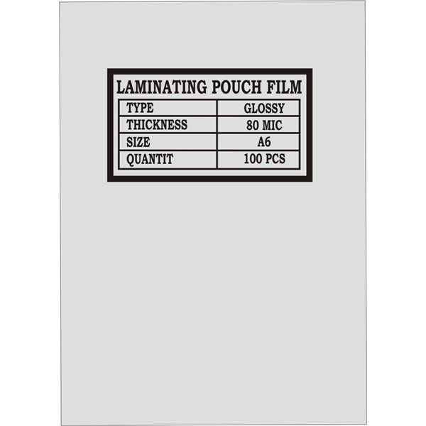Laminovací fólie Standard - 111 x 154 mm, 2x 80 mikronů, lesklé, 100 ks