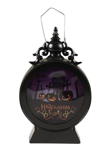 Lampa halloween kulatá se světlem