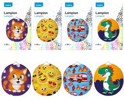 Obrázek produktu: Lampion 25 cm kulatý dětský mix druhů