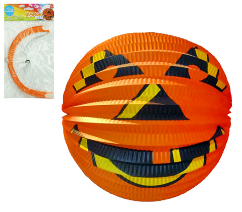 Obrázek produktu: Lampion 25 cm kulatý HALLOWEEN dýně úsměv