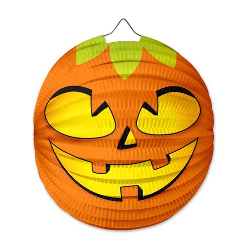 Obrázek produktu: Lampion 25 cm kulatý HALLOWEEN dýně