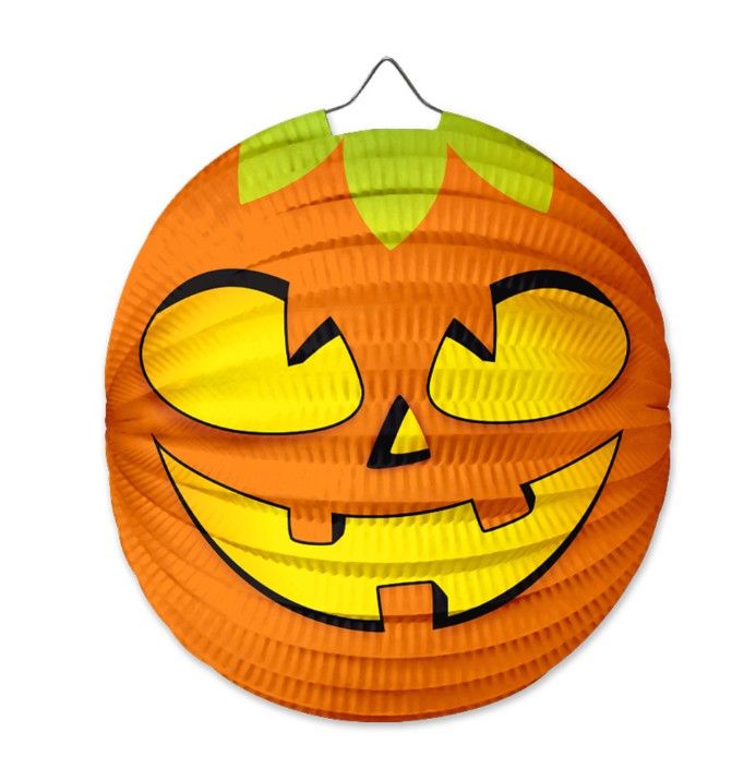 Lampion 25 cm kulatý HALLOWEEN dýně