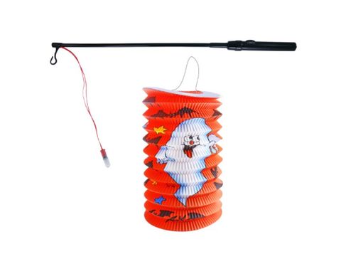 Obrázek produktu: Lampion Halloween - 15 cm se svítící hůlkou 39 cm