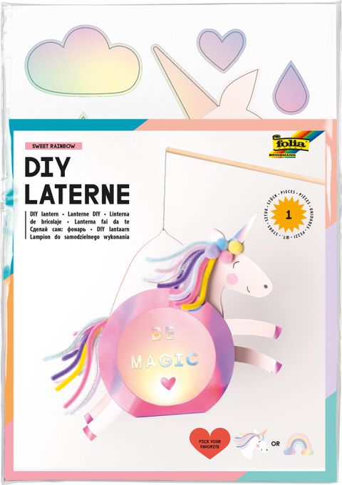 Obrázek produktu: Lampion - set - JEDNOROŽEC nebo DUHA