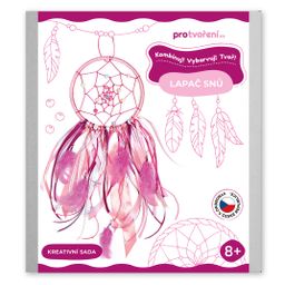 Obrázek produktu: Lapač snů růžový - tvořívá sada